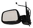 55155841AI Driver Side Mirror, Power Adjust, Heated, Manual Folding, Black, No Signal Light, Without Memory Recall, No Puddle Light, No Auto-Dimming, No Blind Spot Feature