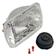 56000887 Driver or Passenger Side Halogen Headlight, With bulb(s), OE Replacement