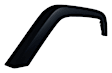 2017 Jeep Wrangler - Rear, Passenger Side, Fender Flares, w/Smooth Body Color Flares, Black, Crown Fender Flares