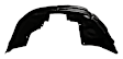 2015 Jeep Cherokee - Front, Passenger Side Fender Liner, With Trailhawk Package