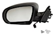 68164059AD Driver Side Mirror, Power Adjust, Heated, Power Folding, Black, No Signal Light, No Memory, No Puddle Light, No Auto-Dim, No Blind Spot Feature