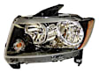 68171215AB Driver Side Halogen Headlight, With bulb(s), OE Replacement