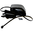 68249845AC Driver Side Mirror, Power Adjust, Heated, Manual Folding, Chrome, No Signal Light, No Memory, No Puddle Light, No Auto-Dim, No Blind Spot Feature