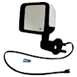 68249845AC Driver Side Mirror, Power Adjust, Heated, Manual Folding, Chrome, No Signal Light, No Memory, No Puddle Light, No Auto-Dim, No Blind Spot Feature