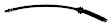 2017 Fiat 500X - Front, Driver or Passenger Side Brake Line, Steel and Rubber