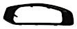 6BU58TZZAA Front, Passenger Side Bumper Trim, Black