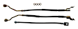 BHK5 Front and Rear Brake Line, Steel and Rubber
