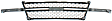 2003-2006 Chevrolet Silverado 1500 HD - Grille, Chrome Shell with Painted Gray Insert, For Models With Dale Earnhardt Package