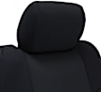 CSC2A1 Seat Cover, Black, Made of Neosupreme, Black Design, 40/20/40 Neosupreme Solid Color Series