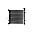 3754 Radiator, 2.0L, 4Cyl