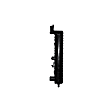 3830 Radiator, 8 Cylinder, Aluminum Core, Plastic Tank, For Models with Plate Type Transmission Oil Cooler and Oil Cooler Adapters and without Engine Oil Cooler
