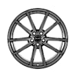 CS10-295530-G Aluminum Gunmetal Wheel, 20 in. X 9.5 in., 5 x 4.5 in. Bolt Pattern
