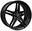 CS14-215455-B Universal, Aluminum Black Wheel 20 in. X 11 in. 5 x 114.3 mm Bolt Pattern