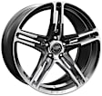 CS14-295430-CP Universal, Aluminum Powdercoated Chrome Wheel 20 in. X 9.5 in. 5 x 114.3 mm Bolt Pattern