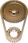 1984 Ford Mustang - Timing Chain Kit, Eng Vin: M, CARB, Naturally Aspirated, OHV, 9 Keyway Crank Sprocket, Includes Cam Sprocket, Made On Or Before 3-21-84, Premium Billet True Timing Set, Roller Chain With 0.25 Rollers, 5.0L