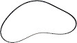 40043 Timing Belt - Direct Fit, Sold Individually