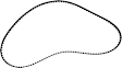 40095 Timing Belt - Direct Fit, Sold Individually
