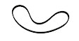 40184 Timing Belt - Direct Fit, Sold Individually