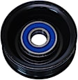 2015 Freightliner Cascadia - Accessory Belt Idler Pulley, 14.9L 6Cyl, enginedesignationname: ISX 15.0, enginemfrname: Cummins, Fan; Grooved Pulley, Steel