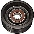 2009 Acura TSX - Accessory Belt Idler Pulley, 2.4L 4Cyl, Accessory Drive; To Chassis / VIN 2028663; Grooved Pulley, Steel