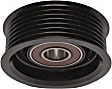 2009 Acura TSX - Accessory Belt Idler Pulley, 2.4L 4Cyl, Accessory Drive; To Chassis / VIN 2028663; Grooved Pulley, Steel