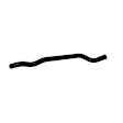 63310 Heater Hose - EPDM Rubber, Direct Fit, Sold Individually