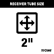 13323 Hitch Class III - Up To 5000 lbs. 2 in. Receiver