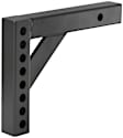 17120 Hitch Ball Mount - Powdercoated Black, Steel, Universal, Sold Individually