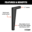 17125 ADJ Hitch Bar 10 IN X 14 1/2 IN NO Rise