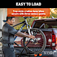 18088 Bike Rack - Carbide Black Powder Coat, Aluminum, Hitch mount, Universal, Sold Individually