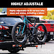 18088 Bike Rack - Carbide Black Powder Coat, Aluminum, Hitch mount, Universal, Sold Individually