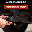 18088 Bike Rack - Carbide Black Powder Coat, Aluminum, Hitch mount, Universal, Sold Individually