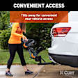 18088 Bike Rack - Carbide Black Powder Coat, Aluminum, Hitch mount, Universal, Sold Individually
