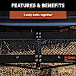 18110 Cargo Carrier - Powdercoated Black, Tray, Hitch, Universal, Sold Individually