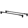18122 Roof Rack - Powdercoated Black, Steel, Locking