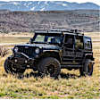 18122 Roof Rack - Powdercoated Black, Steel, Locking