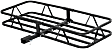 18145 Cargo Carrier - Powdercoated Black, Steel, Basket, Hitch, Universal, Sold Individually