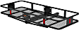 18152 Cargo Carrier - Powdercoated Black, Steel, Basket, Hitch, Universal, Sold Individually