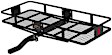18153 Cargo Carrier - Powdercoated Black, Steel, Basket type, Sold Individually