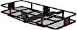 18153 Cargo Carrier - Powdercoated Black, Steel, Basket type, Sold Individually