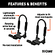 18320 Roof Rack - Powdercoated Black, Aluminum, Yes
