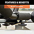 18320 Roof Rack - Powdercoated Black, Aluminum, Yes