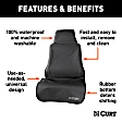 18501 Universal Seat Cover, Black, 23 in. Width, 58 in. Height