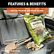 18512 Seat Defender 58 in. x 55 in. Removable Waterproof Brown Bench Seat Cover