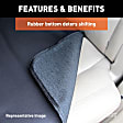 18530 Cargo Mat, Flat Cargo Mat, Black, Made of Rubberized/Thermoplastic, Seat Defender Series