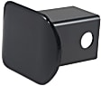 22181 Hitch Cover - Black, Plastic, Sold Individually