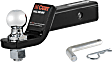 45036 Hitch Ball Mount, 2 in. - Powdercoated Black, Steel, Sold Individually