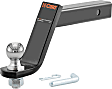 45064 Hitch Ball Mount, 2 in. - Powdercoated Black, Steel, Sold Individually