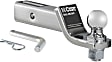 45295 Hitch Ball Mount, 2 in. - Chrome, Steel, Sold Individually