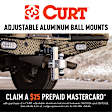45364 AlumaLite Adjustable Aluminum Hitch with Dual Ball, 3-1/2" Drop